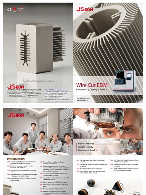 JSEDM CNC Wire Cut EDM Catalog .